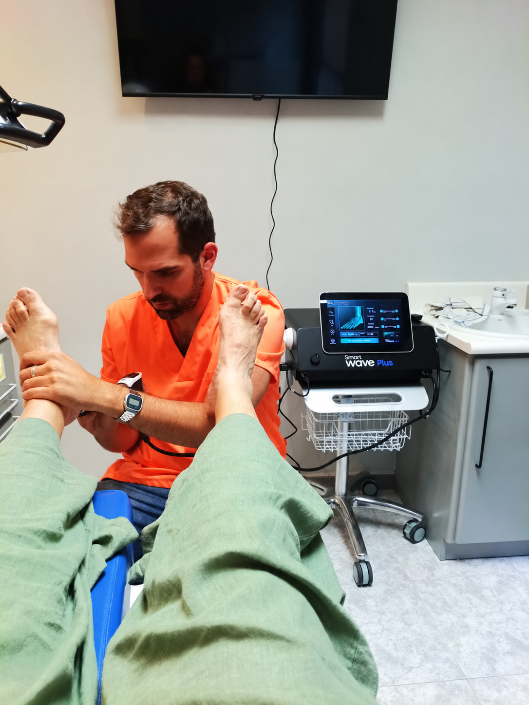 Tratamiento con ondas de choque radiales Smart Wave Plus en Madrid